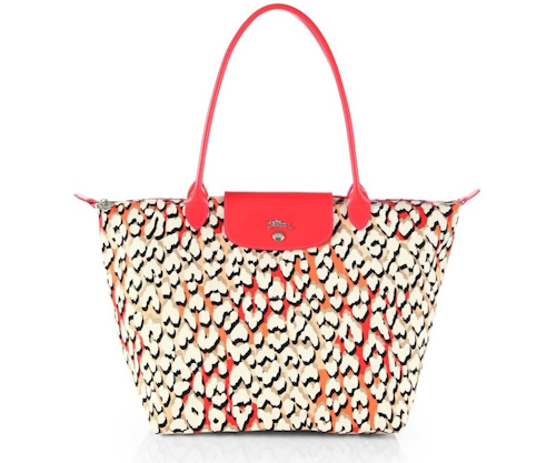 Longchamp Coral Panther Print Limited Edition